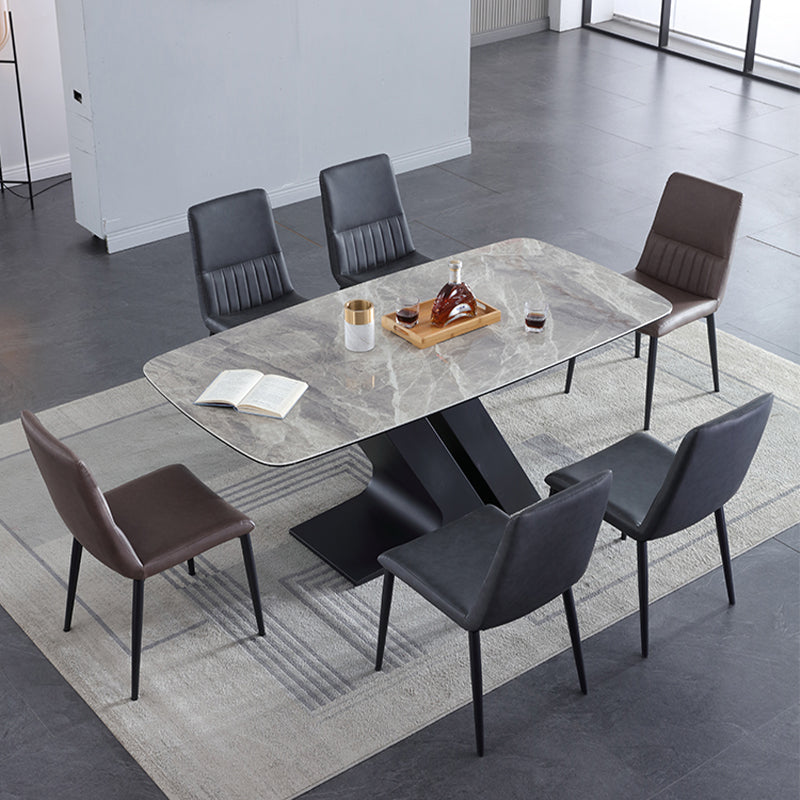 Garda Grey PU Leather Dining Chairs 20.07&