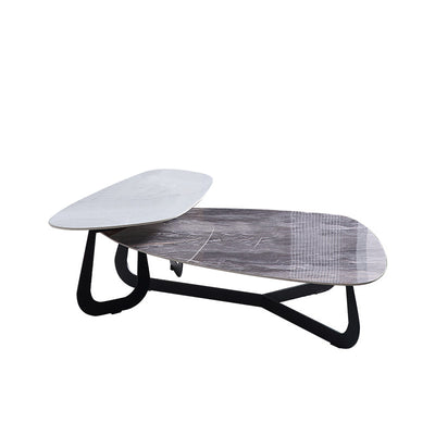 Garda  Carbon Steel Coffee Tables 49.21''D+35.43''D