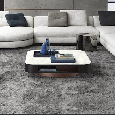 Turin  Slate Coffee Tables 31.49''D+15.74''D