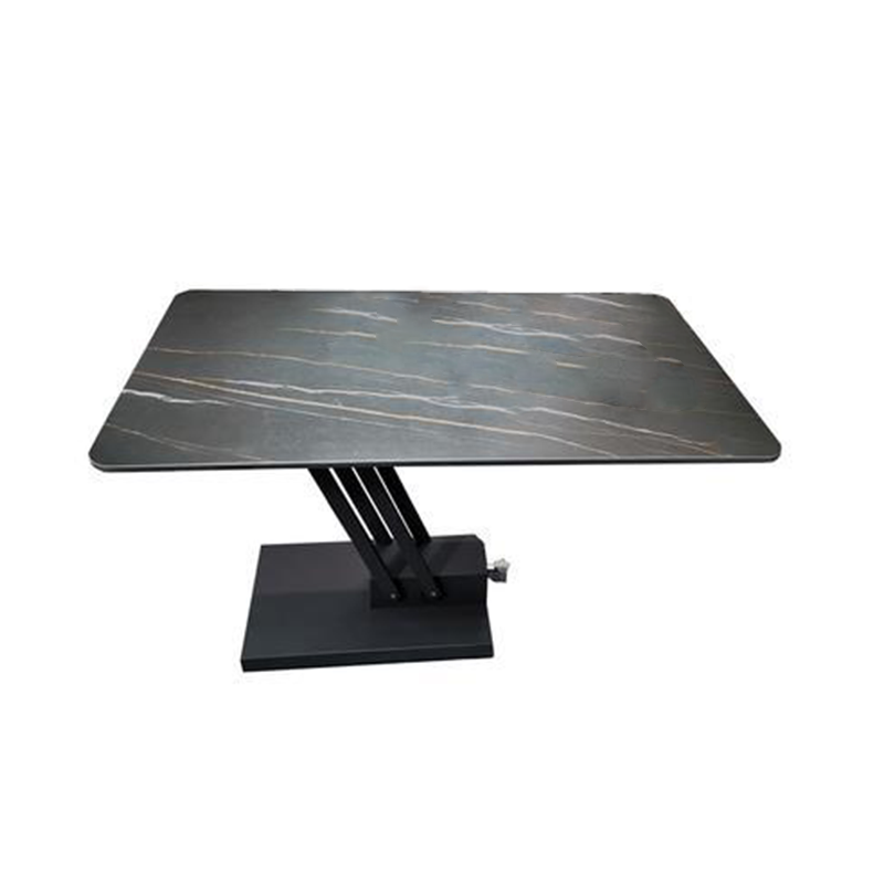 Bergamo Black Composite Desktop Coffee Table 51.18"D