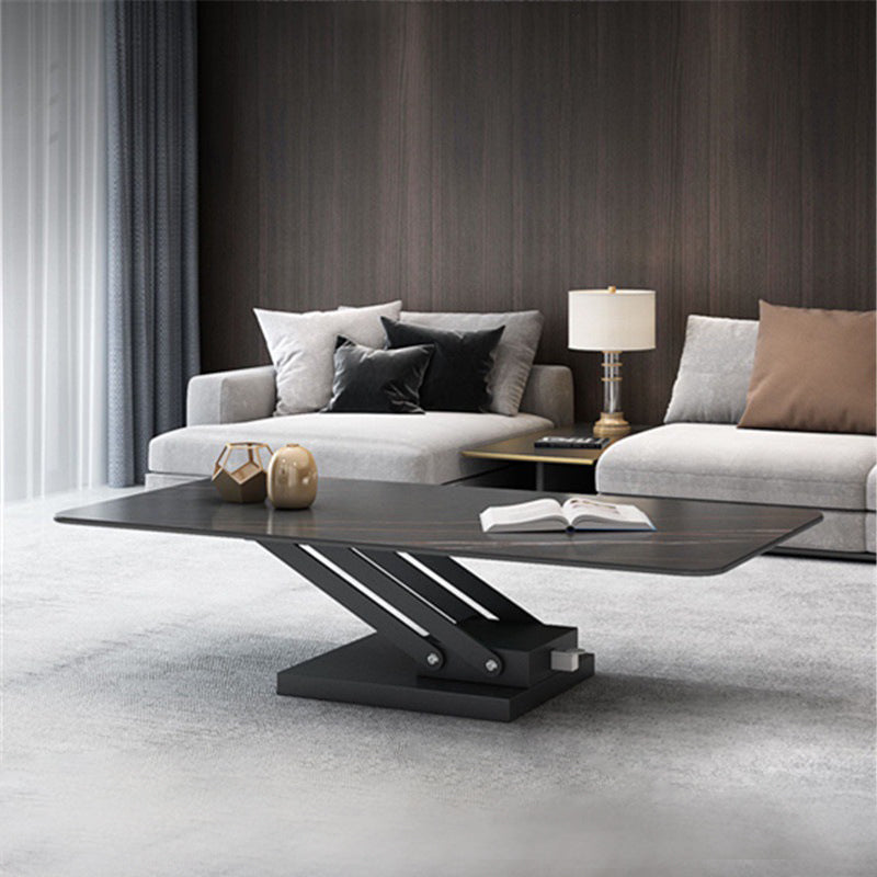 Bergamo Black Composite Desktop Coffee Table 51.18"D