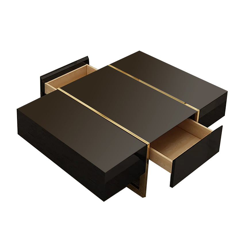Imperia Black MDF Coffee Tables 47.24"D