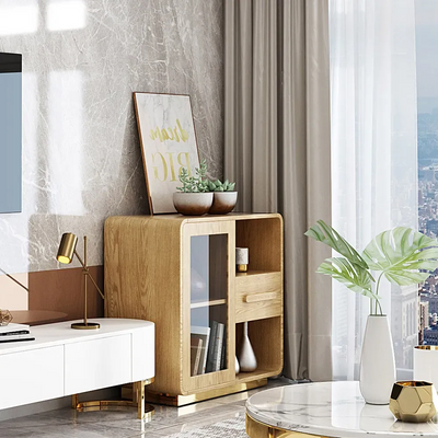 Bari MDF Side Table 31.49"D
