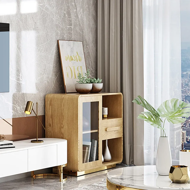 Bari MDF Side Table 31.49"D