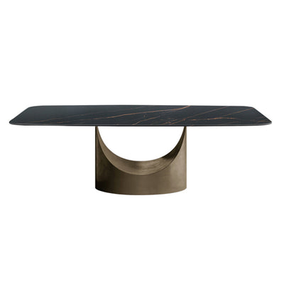 Ancona Slate Dining Table 62.99"D