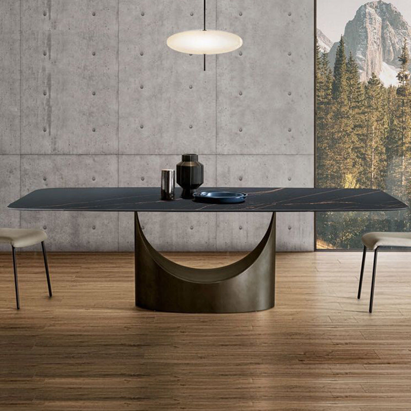 Ancona Slate Dining Table 62.99"D