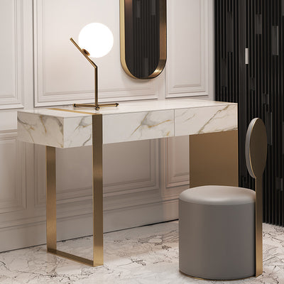 Faenza Simple Style Makeup Table 39.37"D