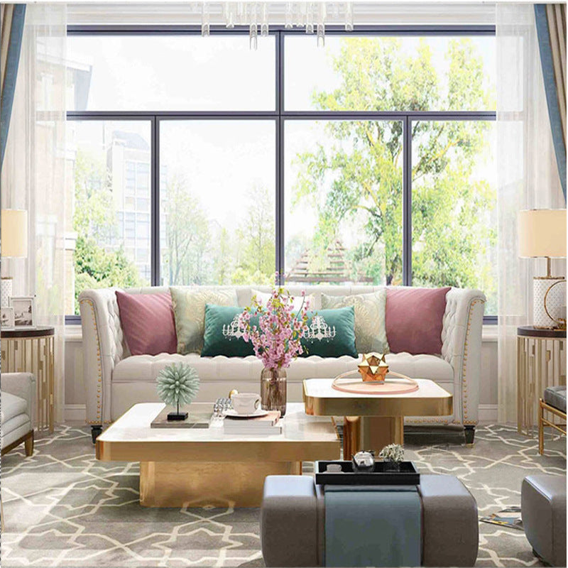 Tuscany White Marble Coffee Tables 35.43&