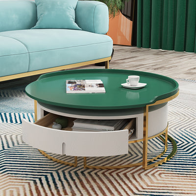 Slate Coffee Tables 31.49''D+29.52''D