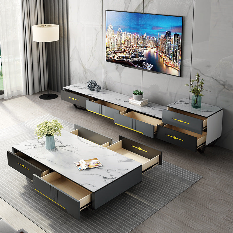 Bergamo Grey Slate Coffee Table 51.18"D