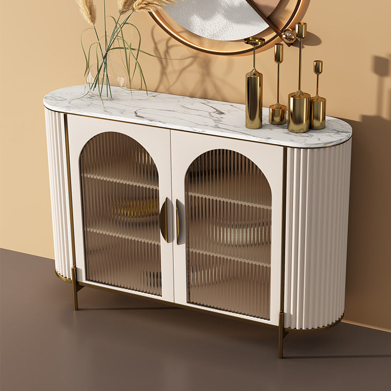 Faenza Glass Marble Locker 39.37"D
