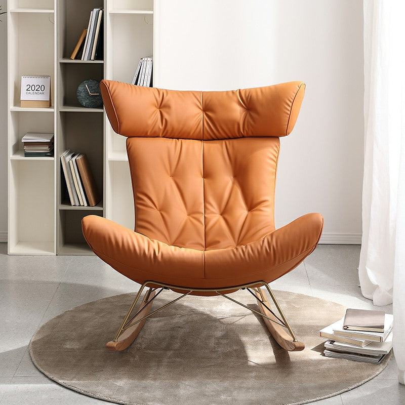 Capri Leather Lounge Chairs with Ottoman 29.13&