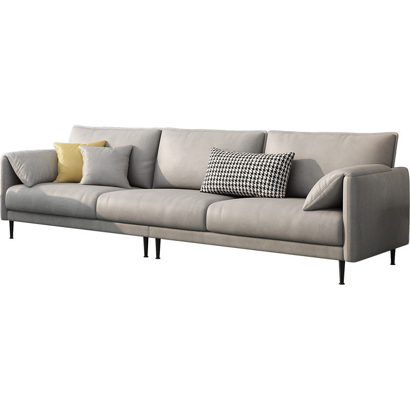 Forli Leather + Wood Sofas and Loveseats 81&