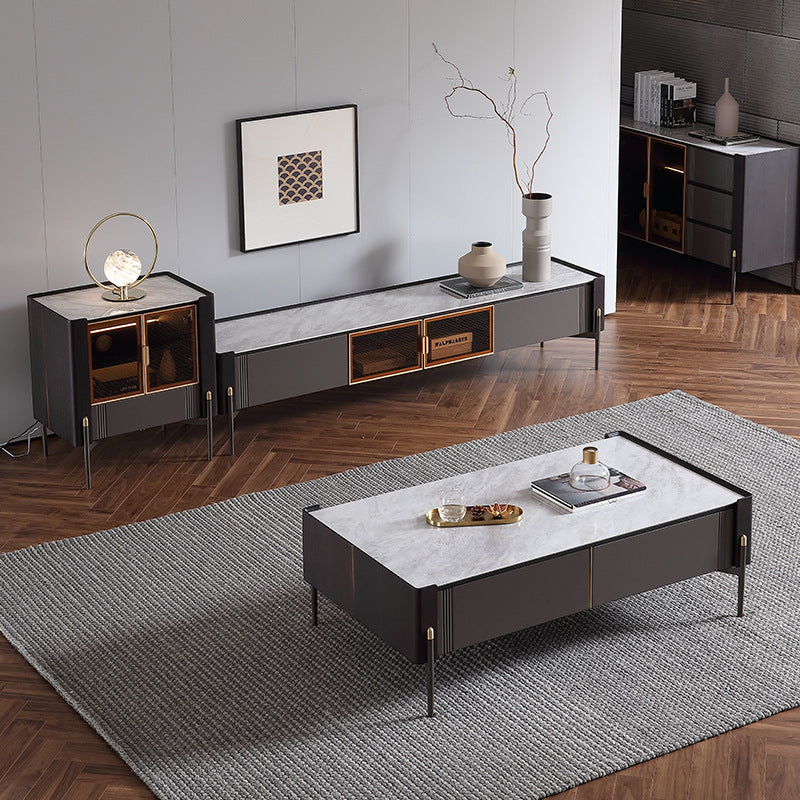 Bergamo Living Room Sets 52.36"D+79.92"D