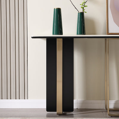 Sant'Antimo White Slate Console Table 47.24"D