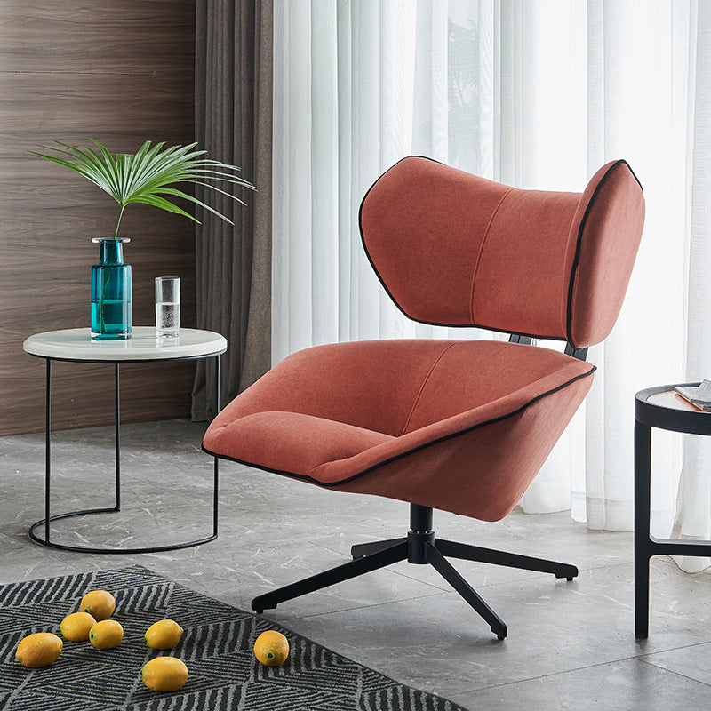 Aosta Italian Lounge Chair With Armrest and Pillow 39.37"D
