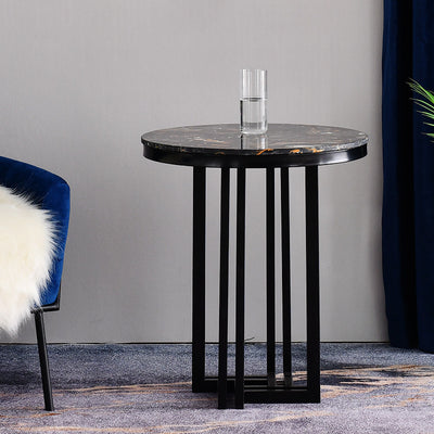 Panama Marble Side Table 19.68''D