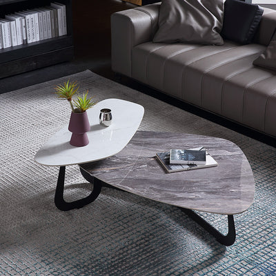 Garda  Carbon Steel Coffee Tables 49.21''D+35.43''D