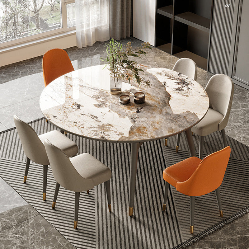 Oristano Leather Dining Chairs 18.11"D (with 2 chairs)