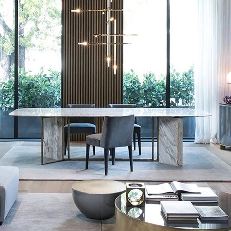 Alassio Marble Dining Table 70.86"D