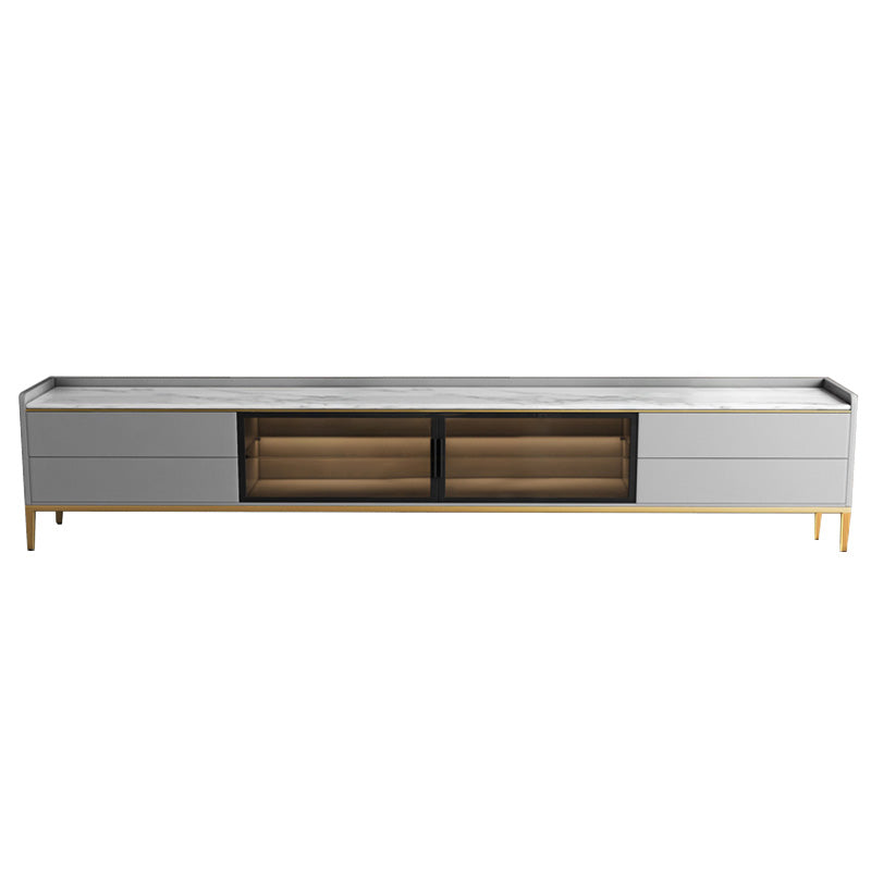 Battipaglia White Slate TV Stand 78.74&