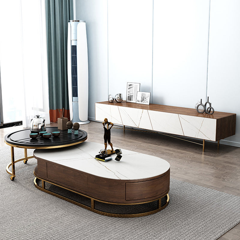 Biella Black Slate TV Stand 70.86&