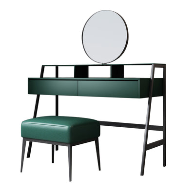 Alghero Orange MDF Makeup Vanities 47.24"D+16.53"D