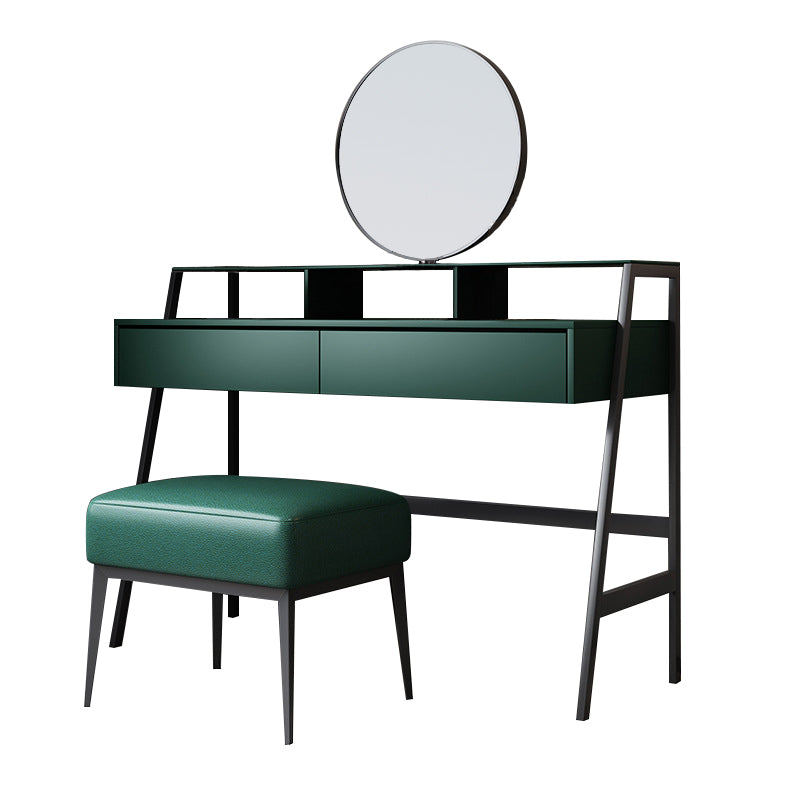 Alghero Orange MDF Makeup Vanities 47.24"D+16.53"D