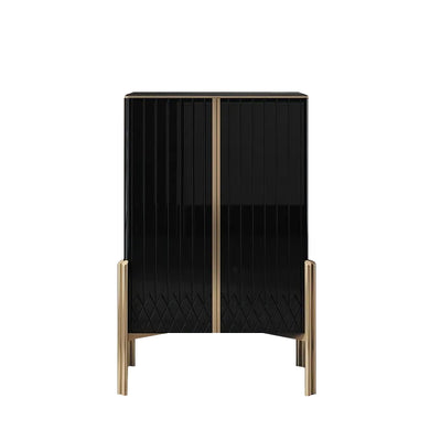 Bergamo Black Plate Dresser 19.69"D