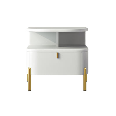 Capri Orange Solid Wood Nightstands 19.68''D
