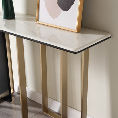 Sant'Antimo White Slate Console Table 47.24"D