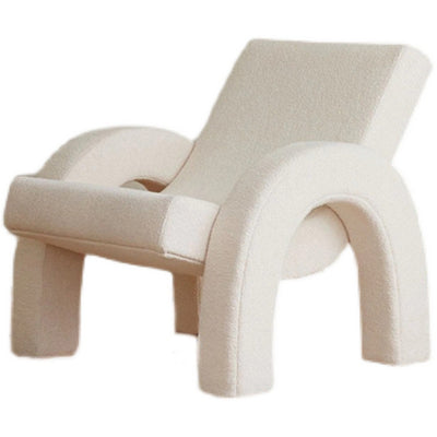 Palerm White Balcony Lounge Chair 33.07''D