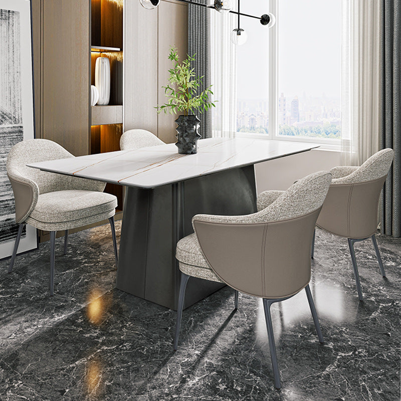 Pomezia Black  Linen Dining Chairs 25.19"D (with 2 chairs)