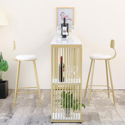 Enna Marble Bar Table 62.99"