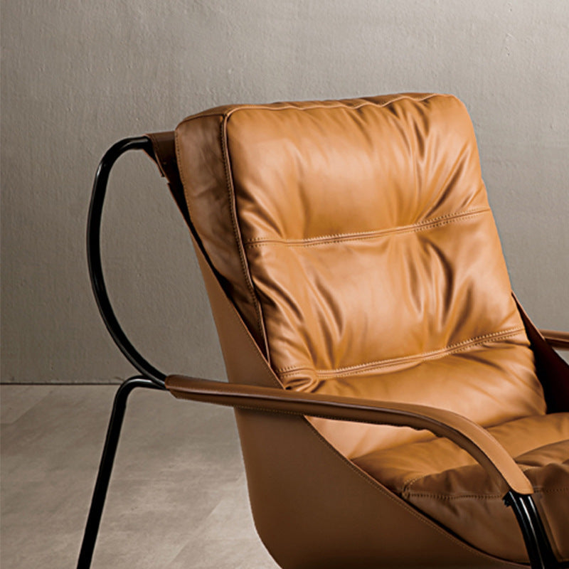 Capri Leather Lounge Chair 27.56&