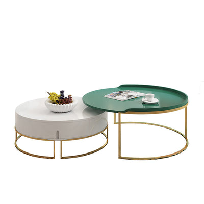 Slate Coffee Tables 31.49''D+29.52''D
