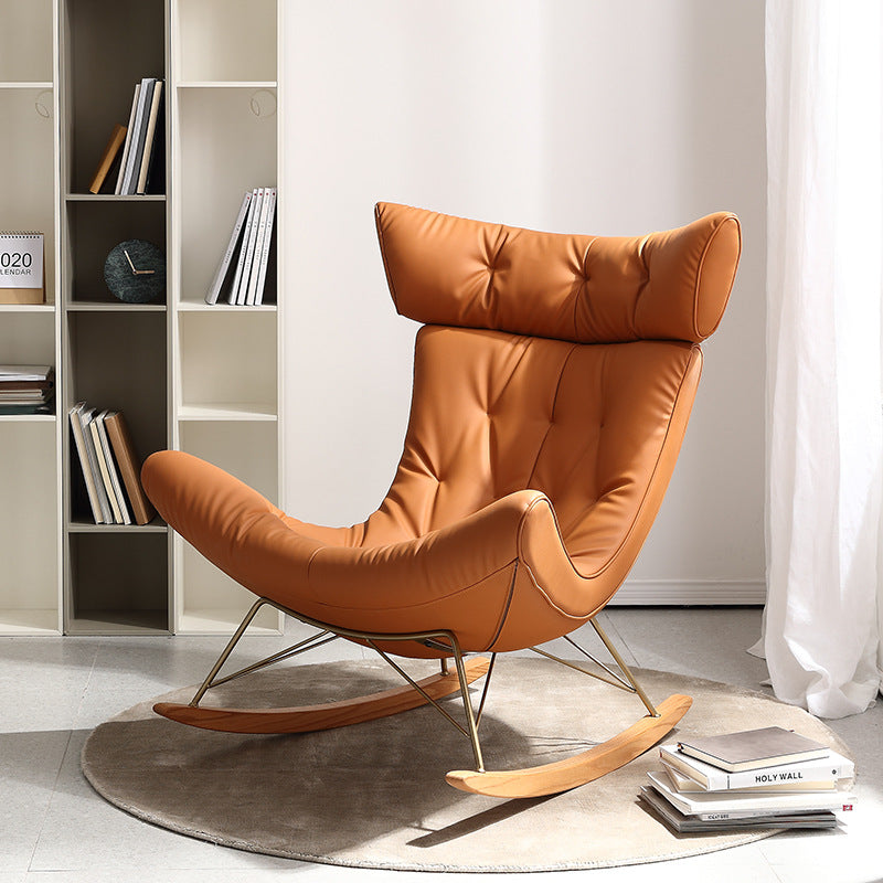 Capri Leather Lounge Chairs with Ottoman 29.13&