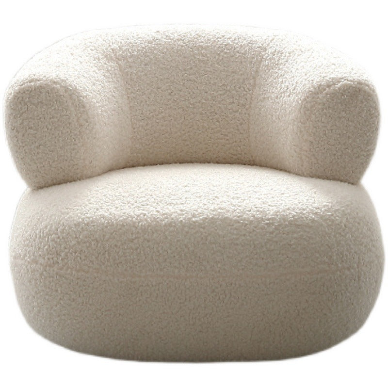 Palerm White Sherpa Lamb Single Sofa 34.25"D
