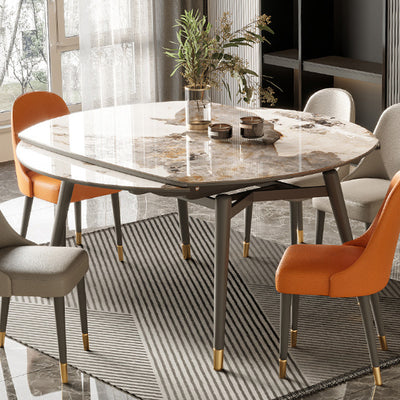 Oristano Leather Dining Chairs 18.11"D (with 2 chairs)