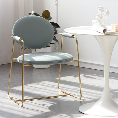 Portorosa Grey Velvet Dining Chairs 23.22"D (with 2 chairs)