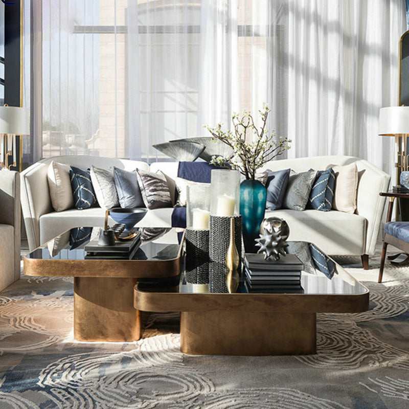 Tuscany White Marble Coffee Tables 35.43&
