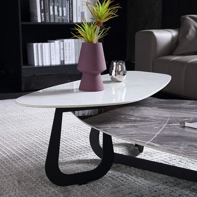 Garda  Carbon Steel Coffee Tables 49.21''D+35.43''D