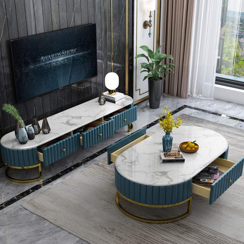 Turin Biege Coffee Table 47.24"D
