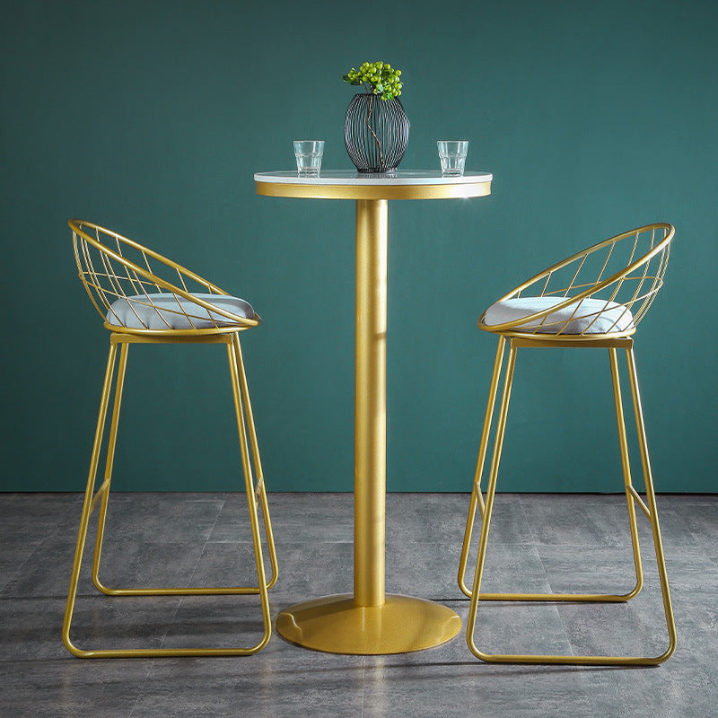 Naples Modern Home Bar Stool 25.59"H