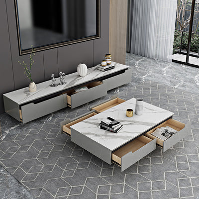 Battipaglia Slate TV Stand 78.74''D