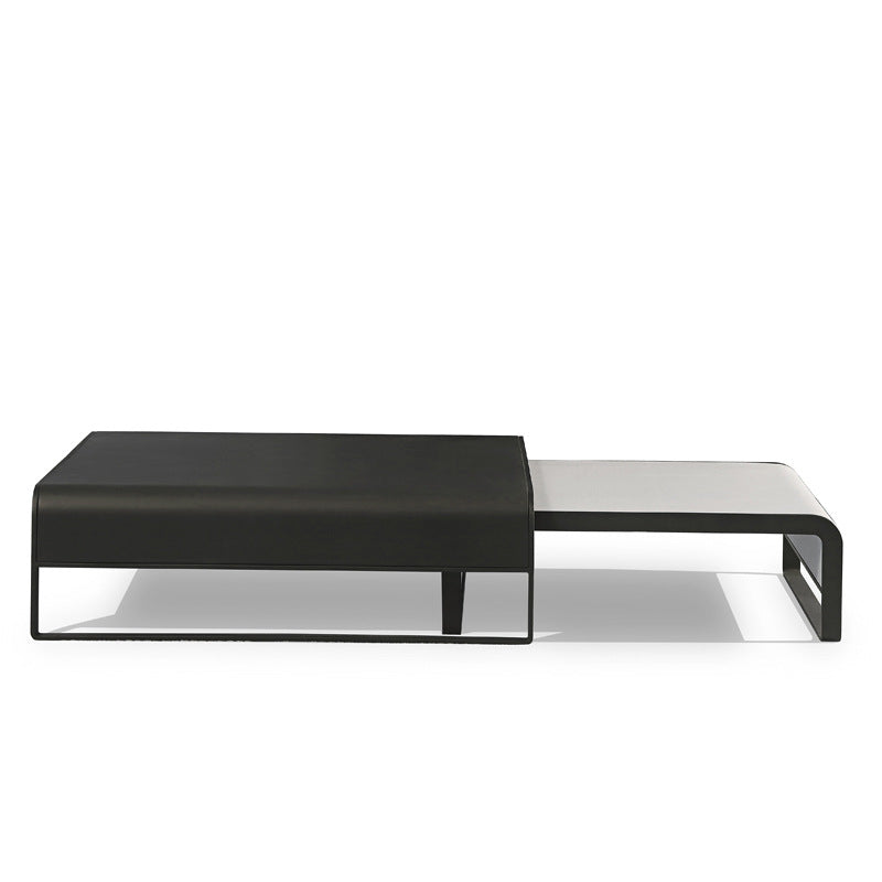 Bergamo Carbon Steel Coffee Tables 39.37"D+31.49"D