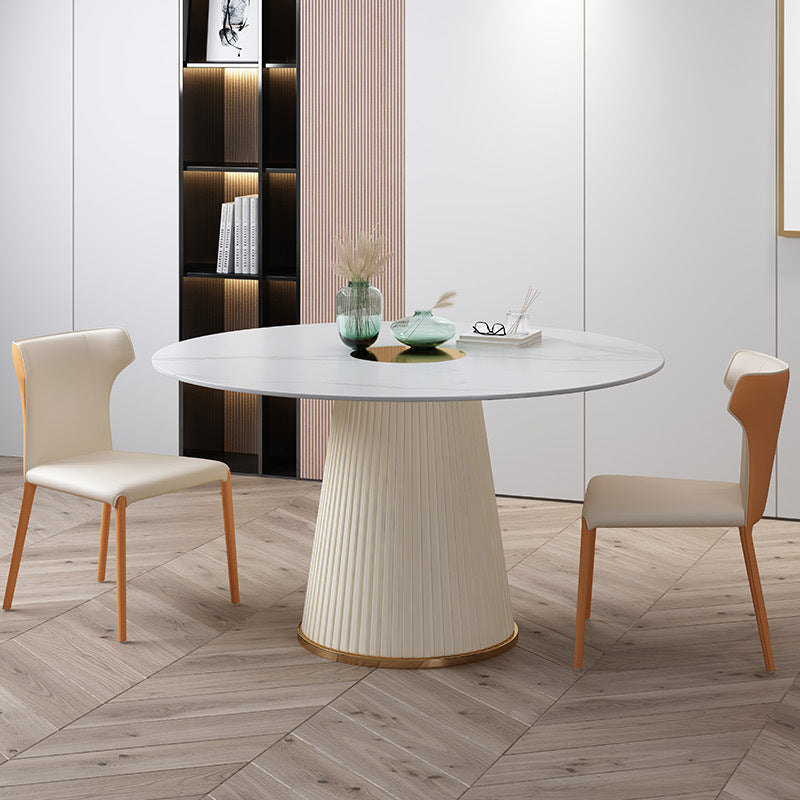 Oristano Leather Dining Chairs 19.68"D (with 2 chairs)