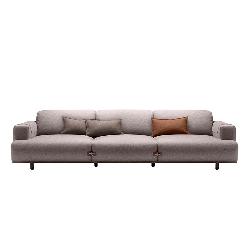 Aosta Light Brown Sofa 85.04"D