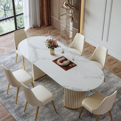 Lodi High-fiber Leather Dining Chairs 16.14"D (with 2 chairs)