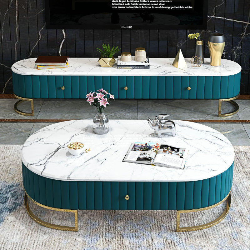 Turin Biege Coffee Table 47.24"D